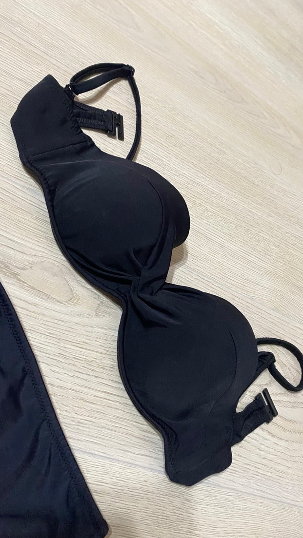 Siyah Mini Goth Bikini Takımı - Görsel 2