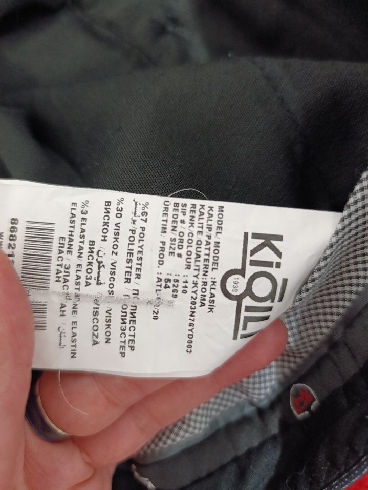 Kiğılı Erkek Clasic Kumaş Pantolon - Görsel 4