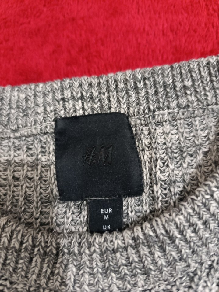 Gri Erkek H&M Triko Kazak - Görsel 2