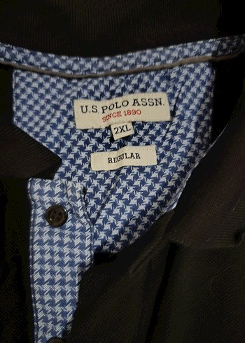 US Polo Erkek Siyah Uzun Kollu Polo Tişört - Görsel 4