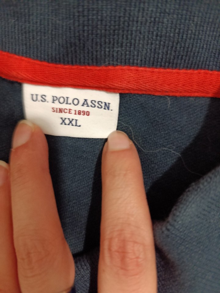 U.S. Polo Assn. Lacivert Erkek Polo Tişört XXL - Görsel 2