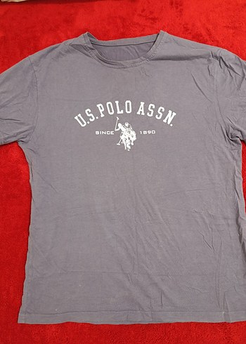 U.S. Polo Assn. Baskılı Kısa Kollu Tişört - Görsel 2