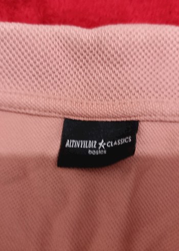 Altınyıldız Classics Pembe Erkek Polo Yaka Tişört - Görsel 2