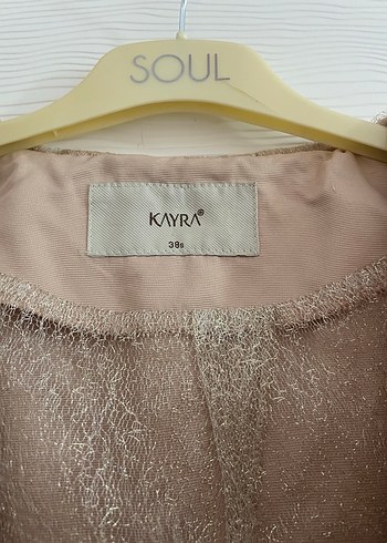 Bej Uzun Kadın Trençkot Düğmeli Cepli - Görsel 2