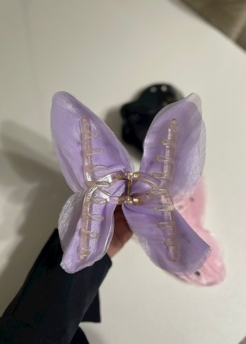 Dubai Toka Mor ve Pembe Payetli Kadın Saç Aksesuarları - Görsel 2