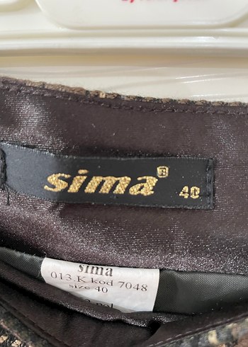 Ekose Desenli Uzun Pilili Kadın Etek - Görsel 3