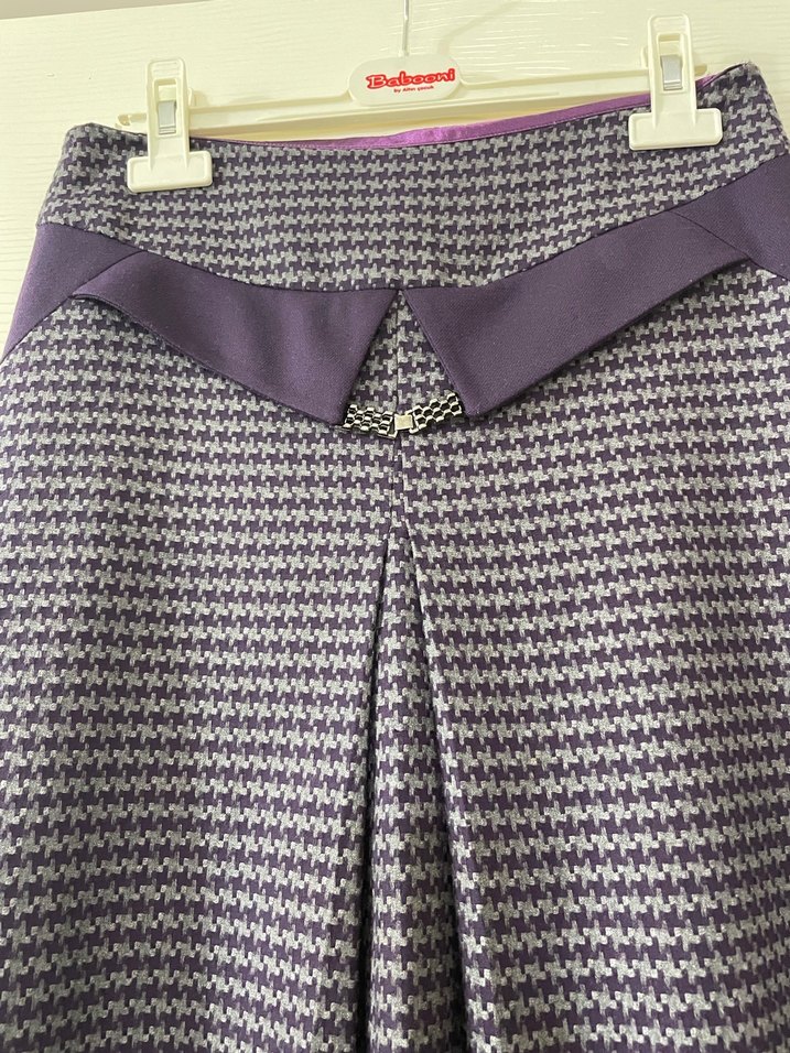 Pile Detaylı Uzun Kadın Etek - Görsel 2