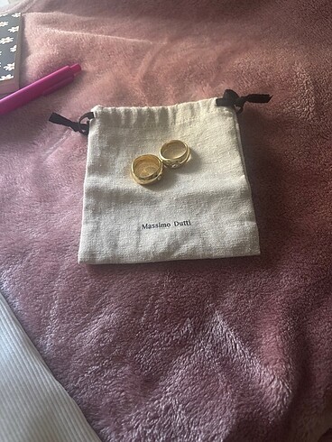  Beden Massimo Dutti 2?li Parlak Taşlı Yüzük Seti