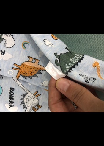 Uzun Kollu Desenli Bebek Tulum - Görsel 4