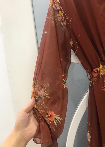 Şifon Elbise - Görsel 4