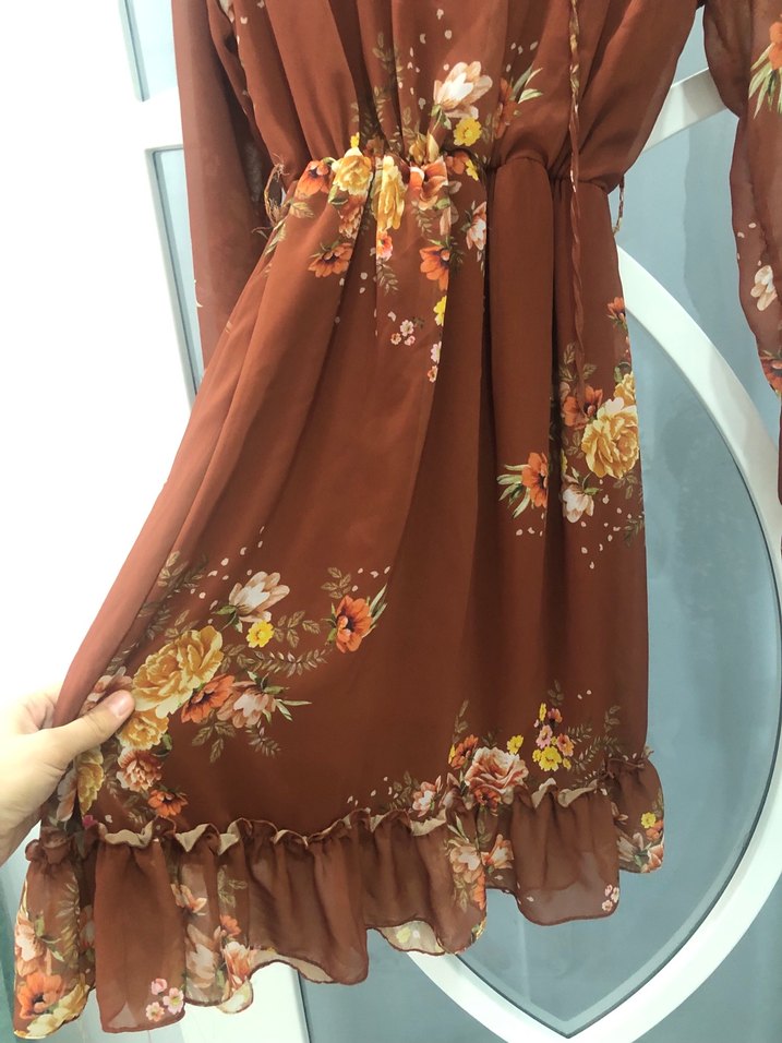 Şifon Elbise - Görsel 2