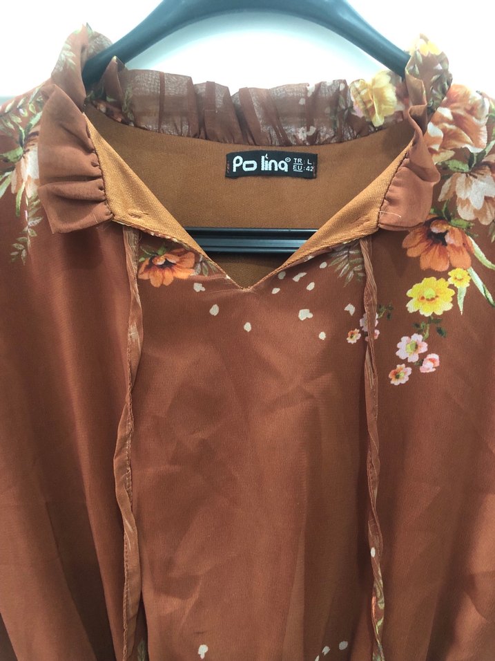 Şifon Elbise - Görsel 5