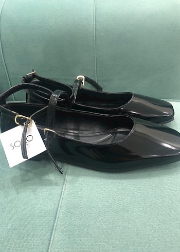 Kadın Rugan Babet Ayakkabı 39 - Görsel 3