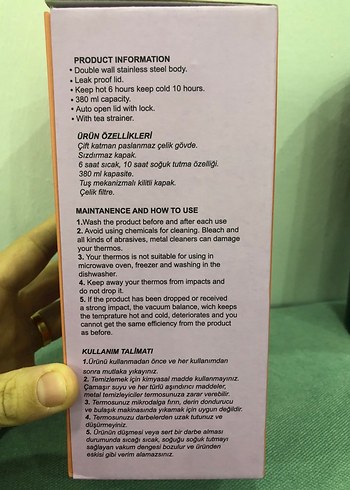 Termos Mug 380 ml Bardak - Görsel 7