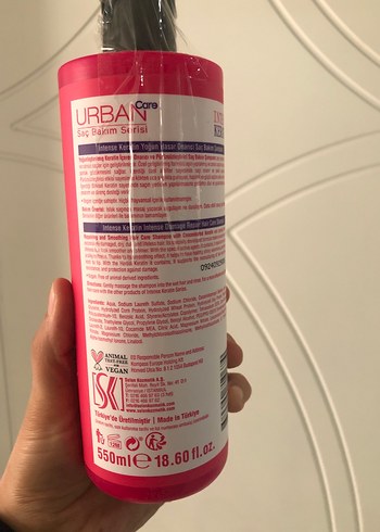 Urban Care Şampuan 550ml - Görsel 2
