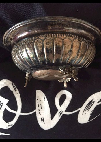 Antika ayaklı kase / SOM GÜMÜŞ - Görsel 6