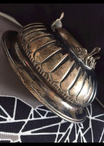 Antika ayaklı kase / SOM GÜMÜŞ - Görsel 7