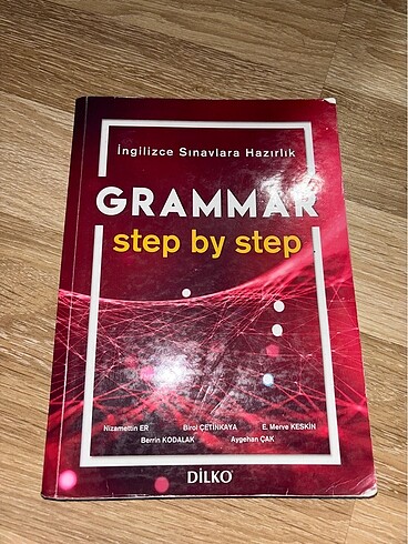Neredeyse yarısı yapılmıs dilko step by step grammar kitabı