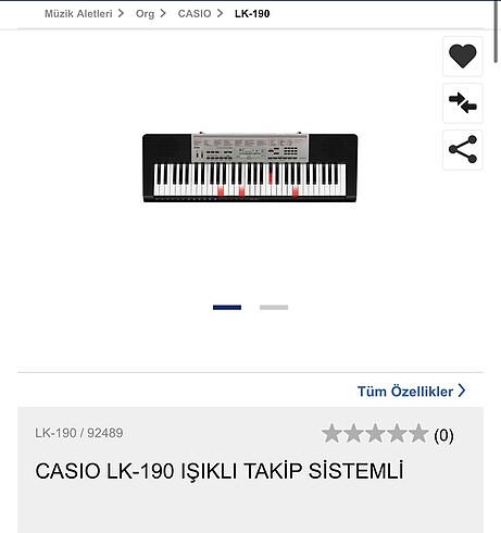 Casıo LK-190 Org