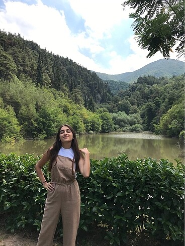 s Beden kahverengi Renk Addax kahverengi bahçıvan tulum