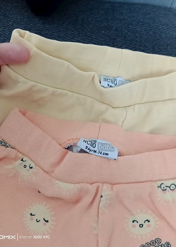 9-12 Ay Beden Erkek Çocuk Kahverengi Örme Pantolon