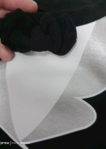 Düğmeli V Yakalı Siyah Tulum - Görsel 2