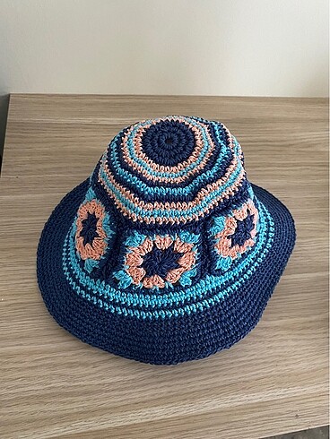 Motifli Bucket Şapka