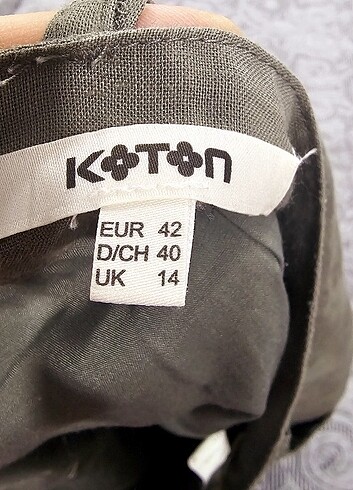 42 Beden Koton Kısa etek
