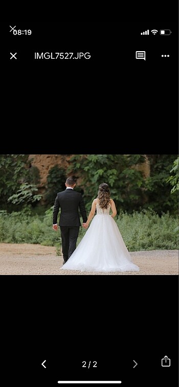 Sıfır ayarında helen gelinlik - Görsel 2