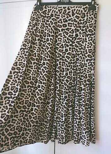 H&M Dizalti leopar etek 40 beden
