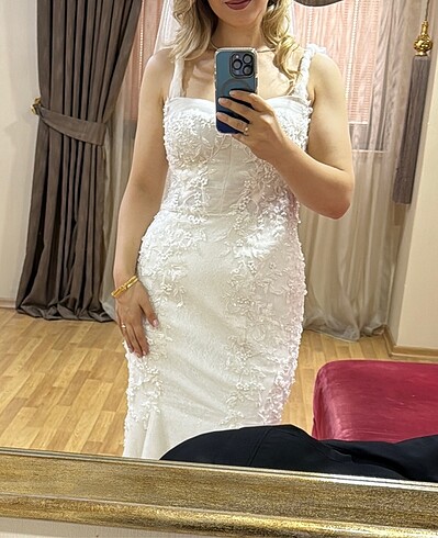 Balık model gelinlik - Görsel 3