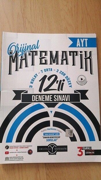 orijinal ayt mat deneme 