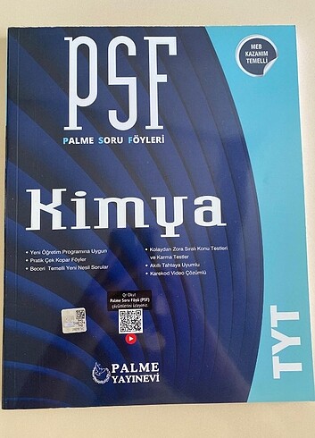 palme soru föyleri tyt kimya