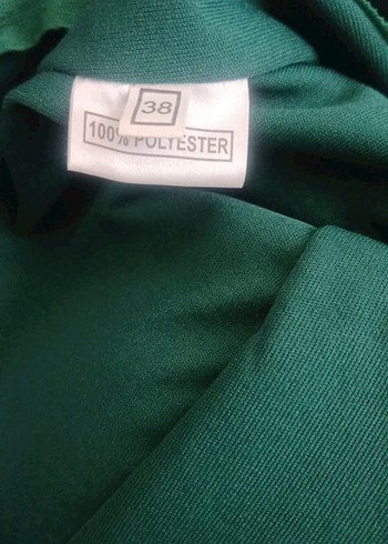 Yeşil Payetli Uzun Abiye Elbise - Görsel 5