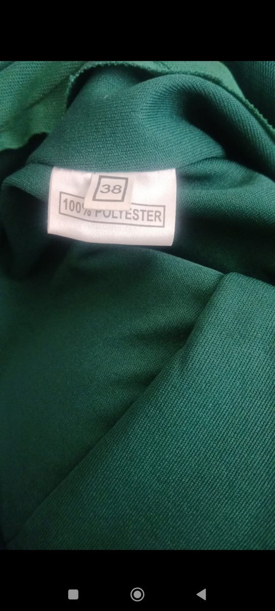 Yeşil Payetli Uzun Abiye Elbise - Görsel 5