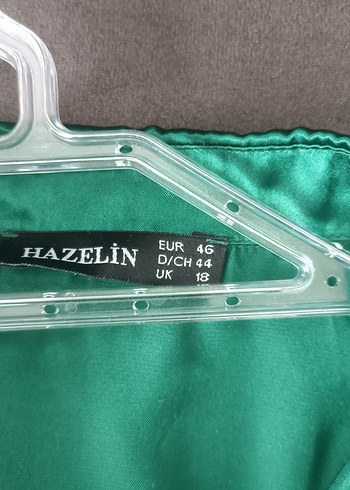 Düğmeli Yeşil Saten Kadın Gömlek - Görsel 2