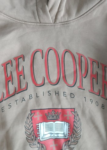 Lee Cooper Baskılı Kahverengi Sweatshirt - Görsel 3