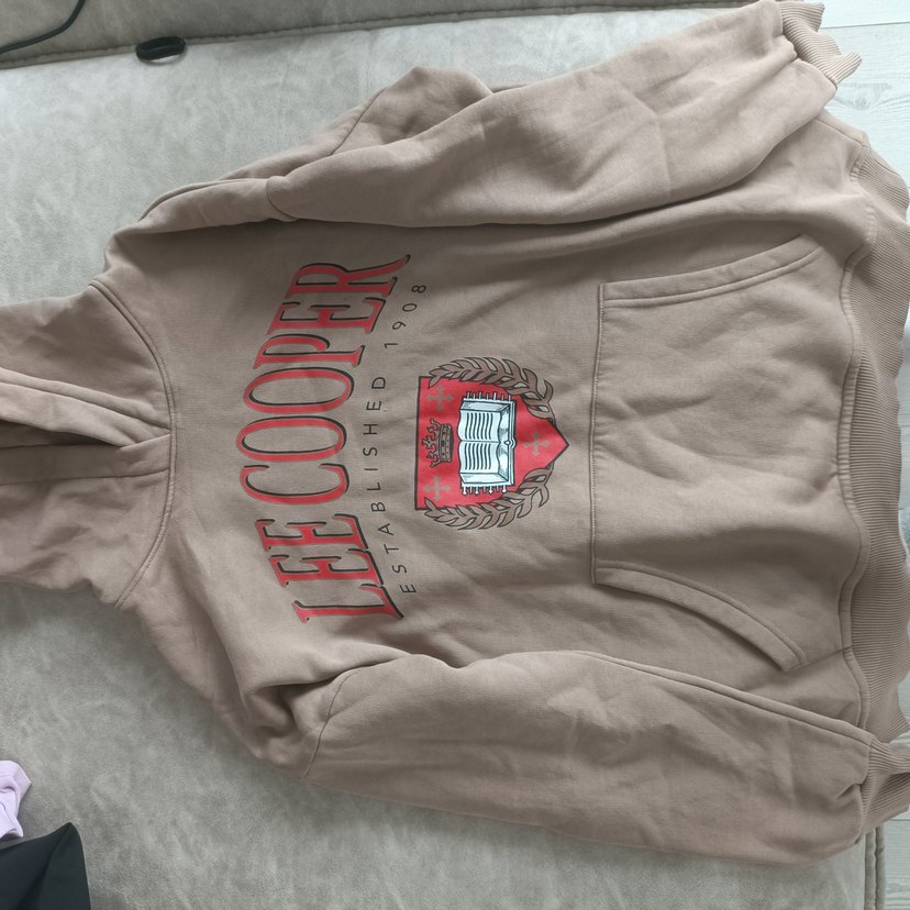 Lee Cooper Baskılı Kahverengi Sweatshirt - Görsel 4