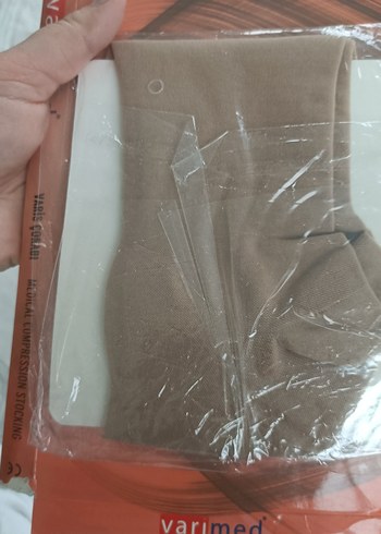 Bej Dizaltı Varis Çorabı Açık Burun - Görsel 2