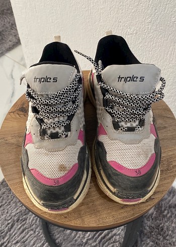 Nike Kadın Pembe Gri Platform Spor Ayakkabı