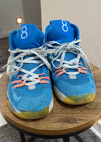 Nike Bağcıklı Mavi Basketbol Ayakkabısı