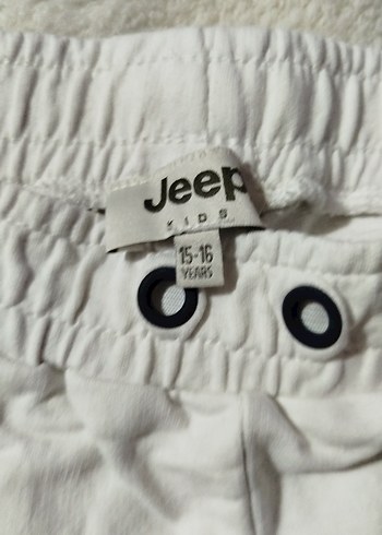 Jeep Erkek Çocuk Ayarlanabilir Beyaz Kemer - Görsel 2