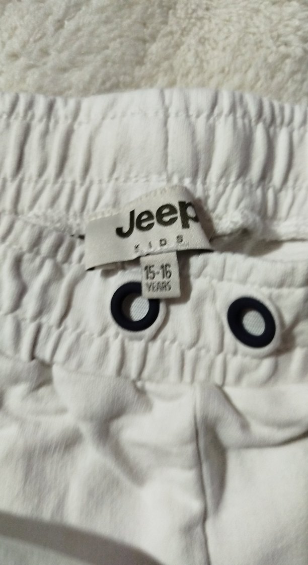 Jeep Erkek Çocuk Ayarlanabilir Beyaz Kemer - Görsel 2