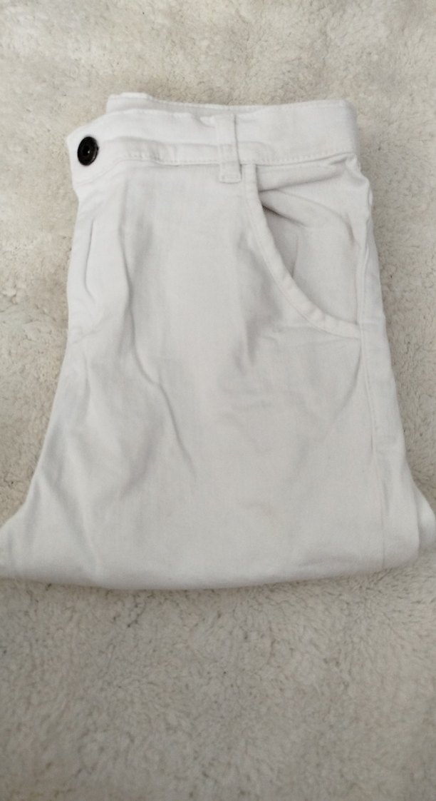 Beyaz erkek çocugu pantolonu - Görsel 2