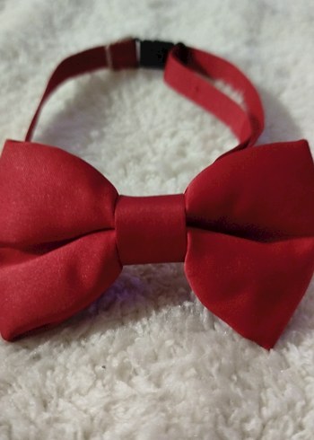 Kırmızı Çocuk Fiyonklu Papyon - Görsel 4