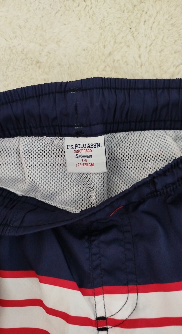 Çizgili Çok Renkli Erkek Yüzme Şortu - Görsel 4