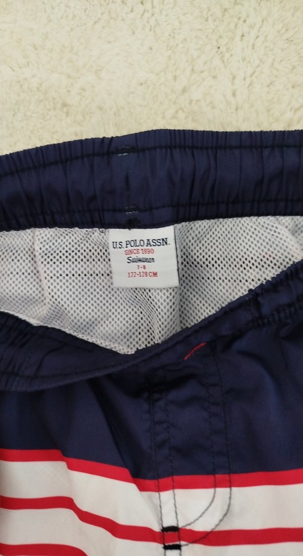 Çizgili Çok Renkli Erkek Yüzme Şortu - Görsel 5