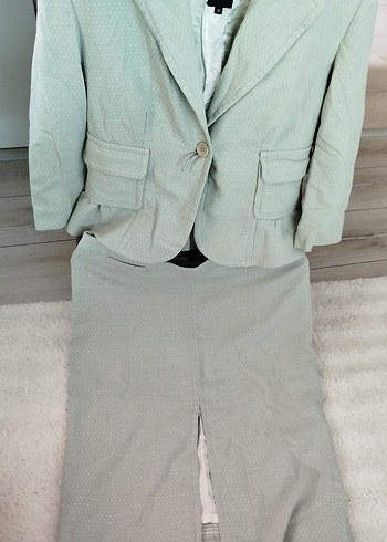 Gri Midi Hamile Eteği Fermuarlı - Görsel 7