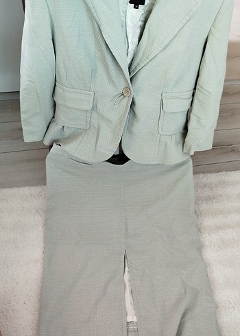 Gri Midi Hamile Eteği Fermuarlı - Görsel 6