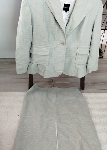 Gri Midi Hamile Eteği Fermuarlı - Görsel 3